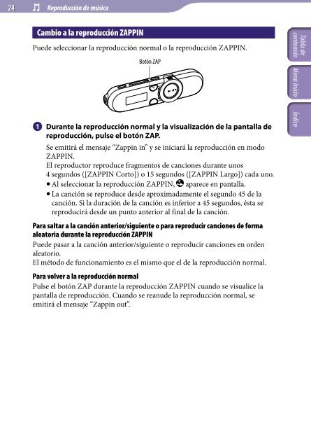 Sony NWZ-B153 - NWZ-B153 Istruzioni per l'uso Spagnolo