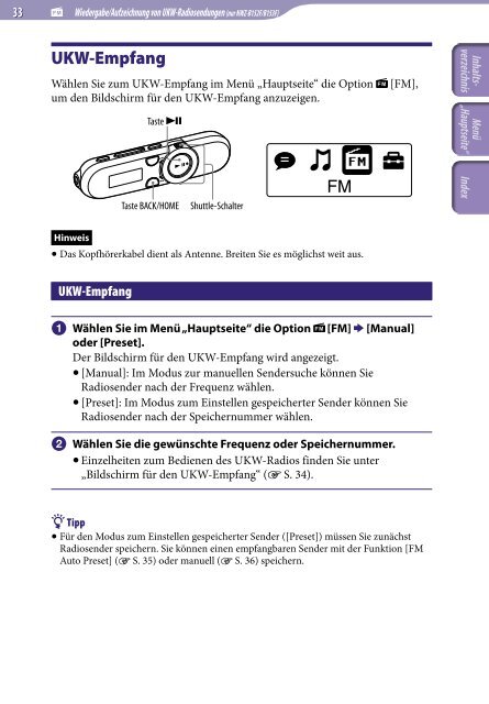 Sony NWZ-B153 - NWZ-B153 Istruzioni per l'uso Tedesco