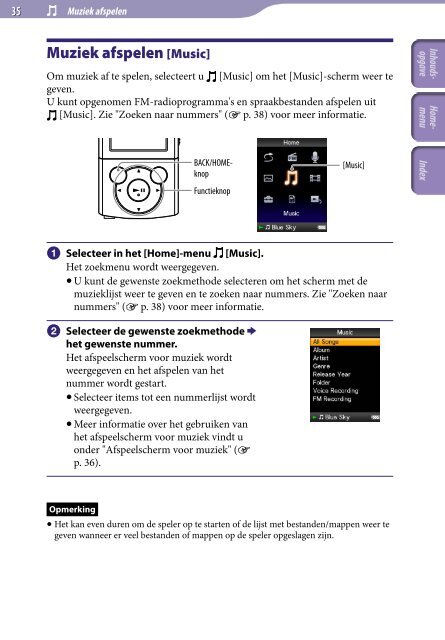 Sony NWZ-E444 - NWZ-E444 Istruzioni per l'uso Olandese