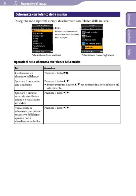 Sony NWZ-E444 - NWZ-E444 Istruzioni per l'uso Italiano