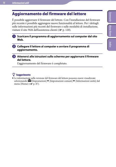 Sony NWZ-E444 - NWZ-E444 Istruzioni per l'uso Italiano