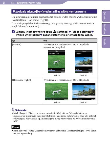 Sony NWZ-E444 - NWZ-E444 Istruzioni per l'uso Polacco