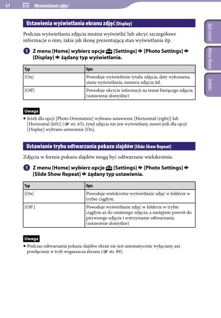 Sony NWZ-E444 - NWZ-E444 Istruzioni per l'uso Polacco