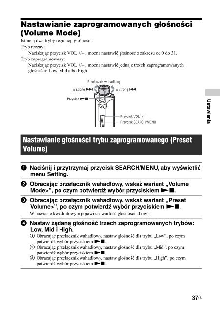 Sony NW-A608 - NW-A608 Istruzioni per l'uso Polacco