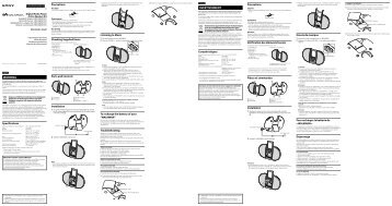 Sony NWZ-E453K - NWZ-E453K Istruzioni per l'uso Francese