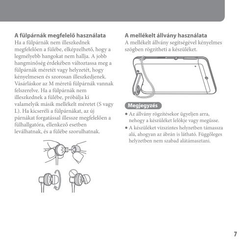 Sony NWZ-A828 - NWZ-A828 Istruzioni per l'uso Ungherese