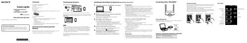 Sony NWZ-A864 - NWZ-A864 Guida di configurazione rapid Italiano