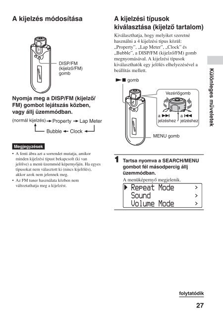 Sony NW-E505 - NW-E505 Istruzioni per l'uso Ungherese