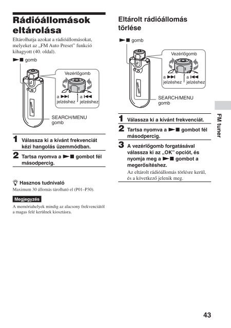 Sony NW-E505 - NW-E505 Istruzioni per l'uso Ungherese