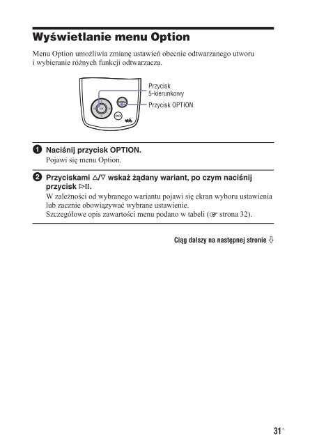 Sony NW-A3000 - NW-A3000 Istruzioni per l'uso Polacco