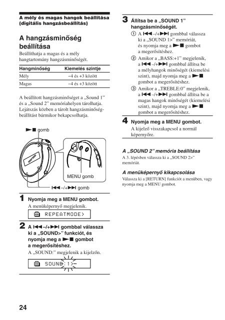 Sony NW-E103 - NW-E103 Istruzioni per l'uso Ungherese