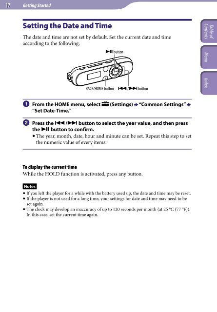 Sony NWZ-B143 - NWZ-B143 Istruzioni per l'uso Inglese