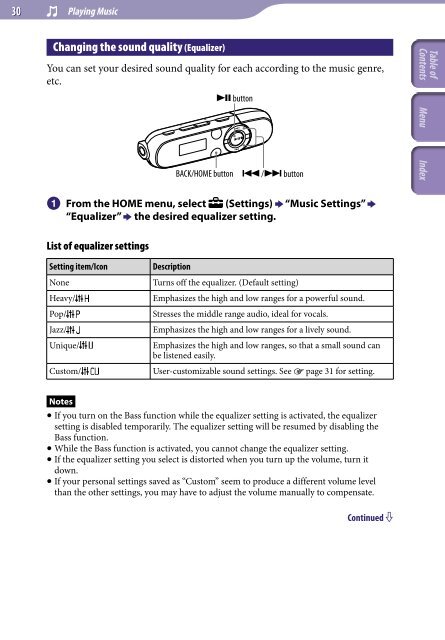 Sony NWZ-B143 - NWZ-B143 Istruzioni per l'uso Inglese