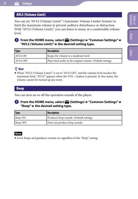 Sony NWZ-B143 - NWZ-B143 Istruzioni per l'uso Inglese