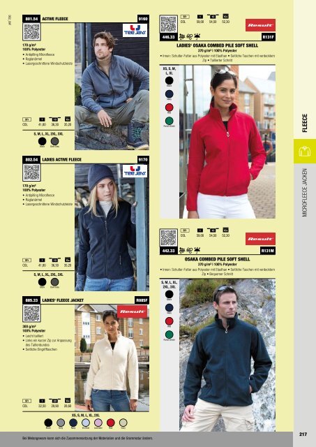 Fleece - Katalog (Textil-Point GmbH)