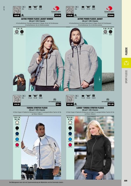 Fleece - Katalog (Textil-Point GmbH)