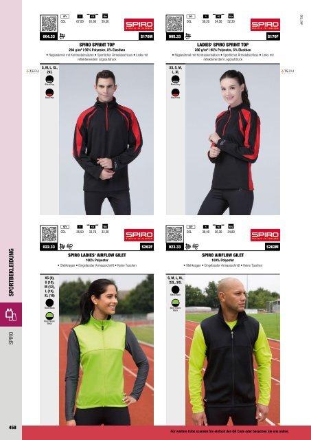 Sportbekleidung - Katalog (Textil-Point GmbH)