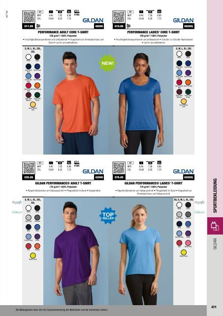 Sportbekleidung - Katalog (Textil-Point GmbH)