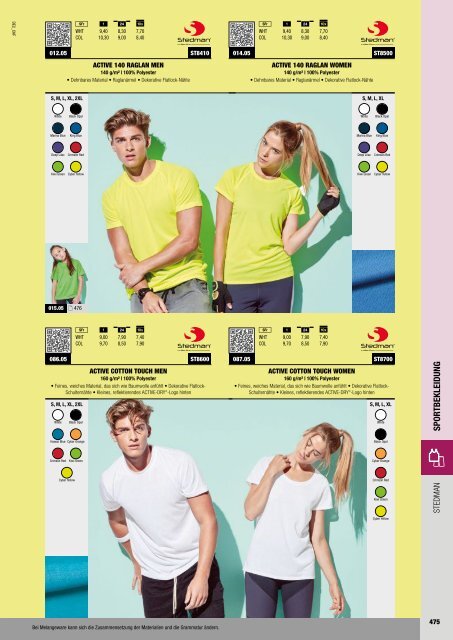 Sportbekleidung - Katalog (Textil-Point GmbH)