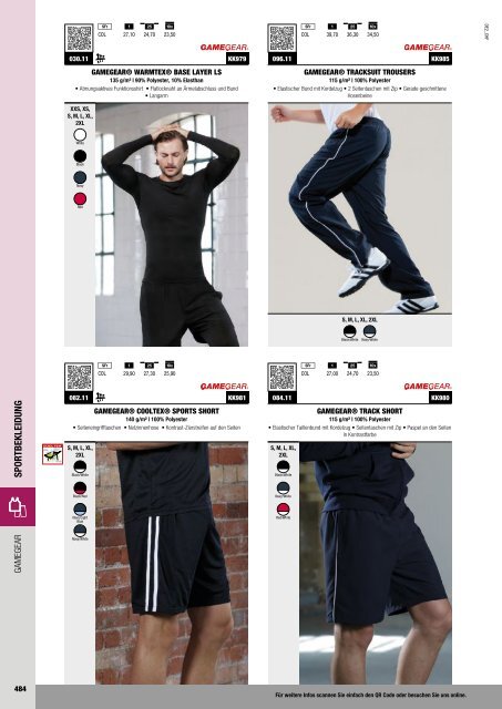 Sportbekleidung - Katalog (Textil-Point GmbH)