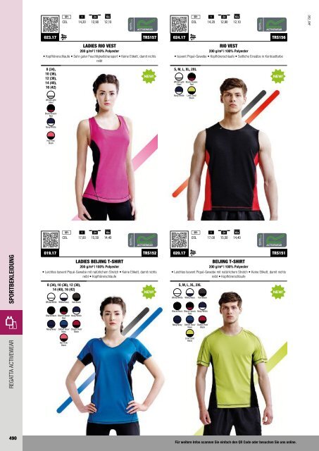 Sportbekleidung - Katalog (Textil-Point GmbH)