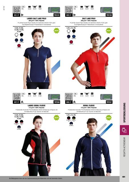 Sportbekleidung - Katalog (Textil-Point GmbH)