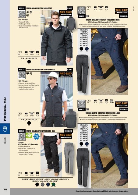 Arbeitsbekleidung - Katalog (Textil-Point GmbH)