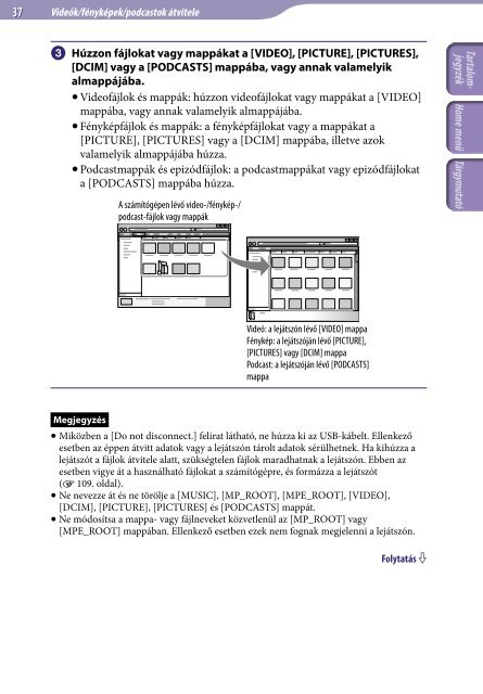 Sony NWZ-A845 - NWZ-A845 Istruzioni per l'uso Ungherese