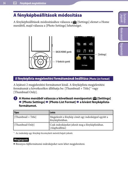 Sony NWZ-A845 - NWZ-A845 Istruzioni per l'uso Ungherese
