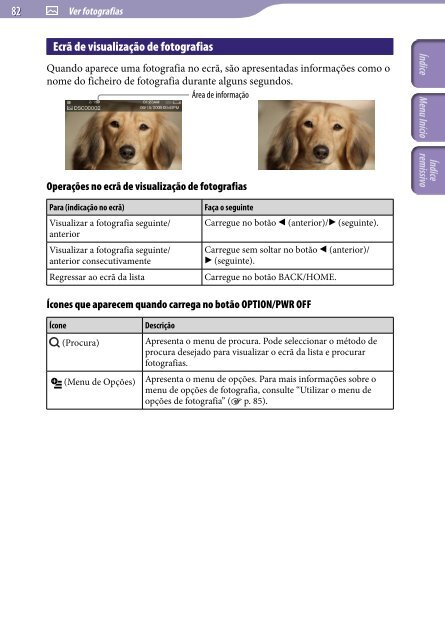 Sony NWZ-A845 - NWZ-A845 Istruzioni per l'uso Portoghese