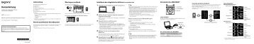 Sony NWZ-E574 - NWZ-E574 Istruzioni per l'uso Tedesco