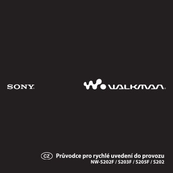 Sony NW-S205F - NW-S205F Istruzioni per l'uso Ceco