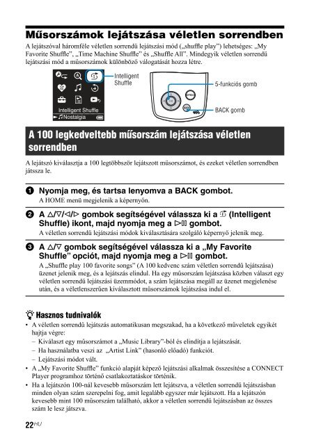 Sony NW-A1200 - NW-A1200 Istruzioni per l'uso Ungherese