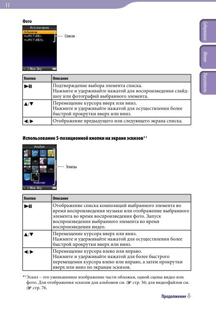 Sony NWZ-S639F - NWZ-S639F Istruzioni per l'uso Russo
