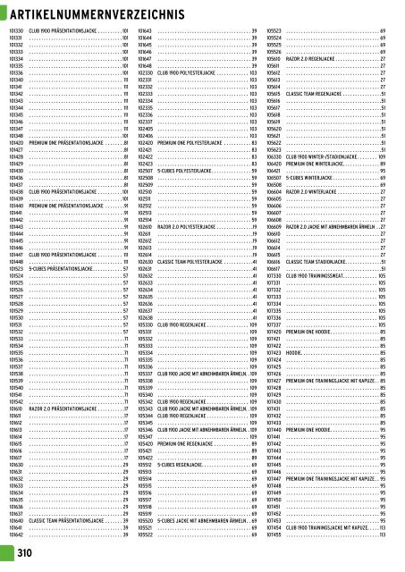 Erima - Katalog (Textil-Point GmbH)