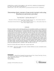 Determining elastic constants of transversely isotropic rocks using ...