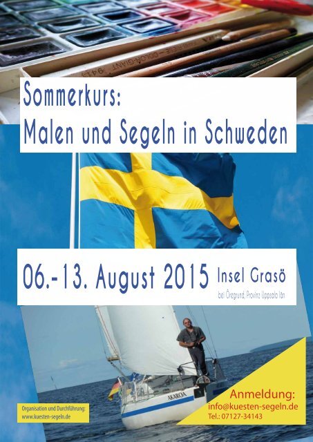 Sommerkurs Malen und Segeln in Schweden