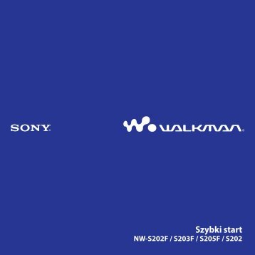 Sony NW-S202 - NW-S202 Istruzioni per l'uso Polacco