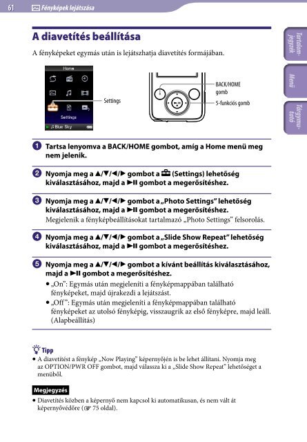 Sony NWZ-E438F - NWZ-E438F Istruzioni per l'uso Ungherese