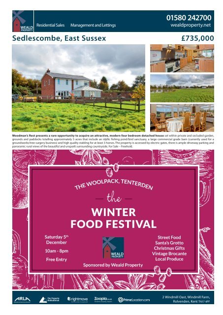 Wealden Times | WT166 | December 2015 | Interiors supplement inside