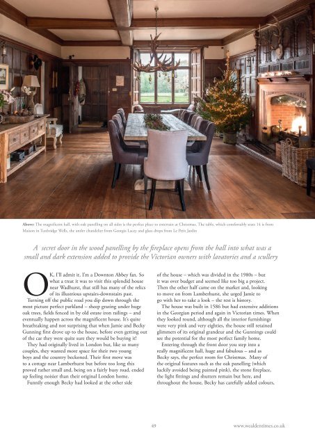 Wealden Times | WT166 | December 2015 | Interiors supplement inside