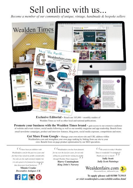 Wealden Times | WT166 | December 2015 | Interiors supplement inside