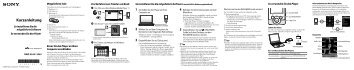 Sony NWZ-S544 - NWZ-S544 Istruzioni per l'uso Tedesco