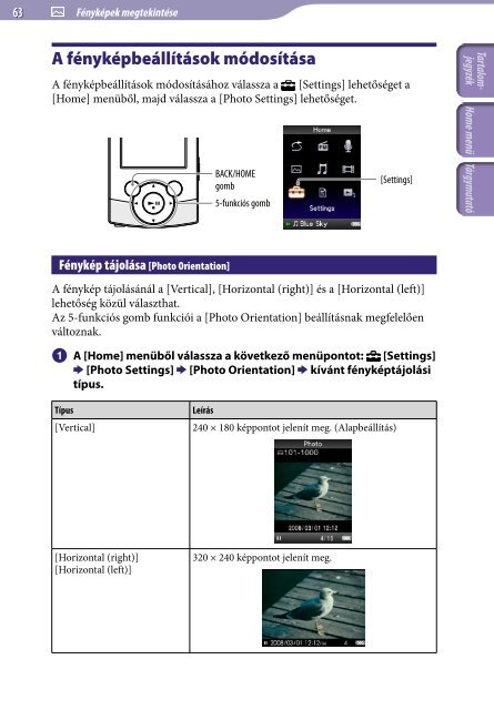 Sony NWZ-S544 - NWZ-S544 Istruzioni per l'uso Ungherese