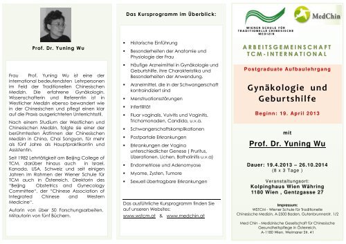 Prof. Dr. Yuning Wu - Wiener Schule für Traditionelle Chinesische ...