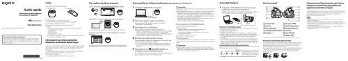 Sony NWZ-W263 - NWZ-W263 Guida di configurazione rapid Italiano