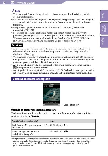 Sony NWZ-E445 - NWZ-E445 Istruzioni per l'uso Slovacco