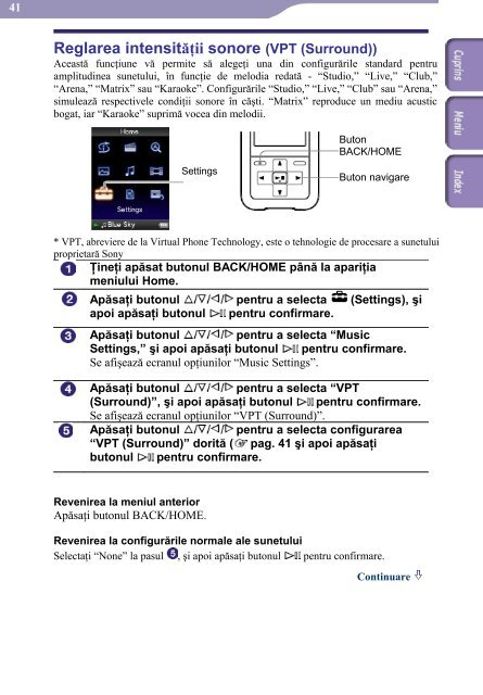 Sony NWZ-S516 - NWZ-S516 Istruzioni per l'uso Rumeno