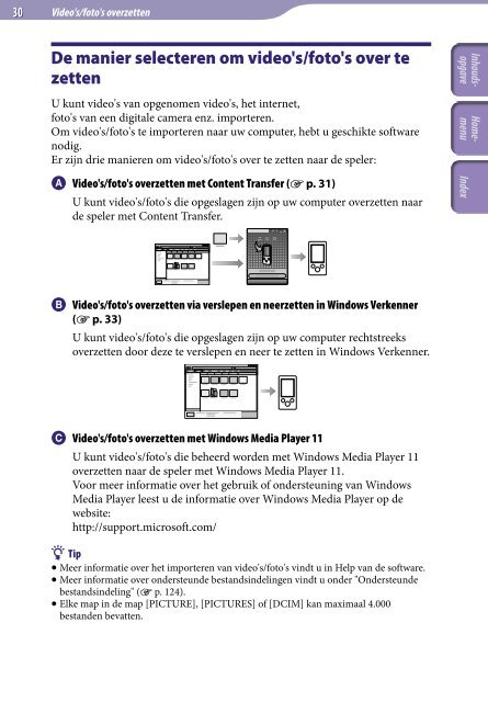 Sony NWZ-E445 - NWZ-E445 Istruzioni per l'uso Olandese