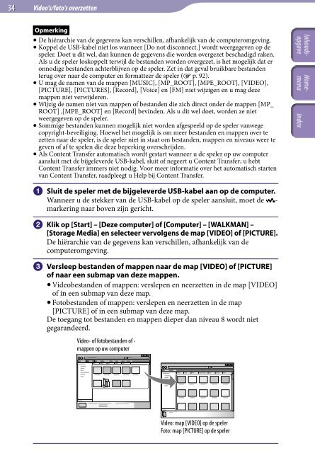 Sony NWZ-E445 - NWZ-E445 Istruzioni per l'uso Olandese